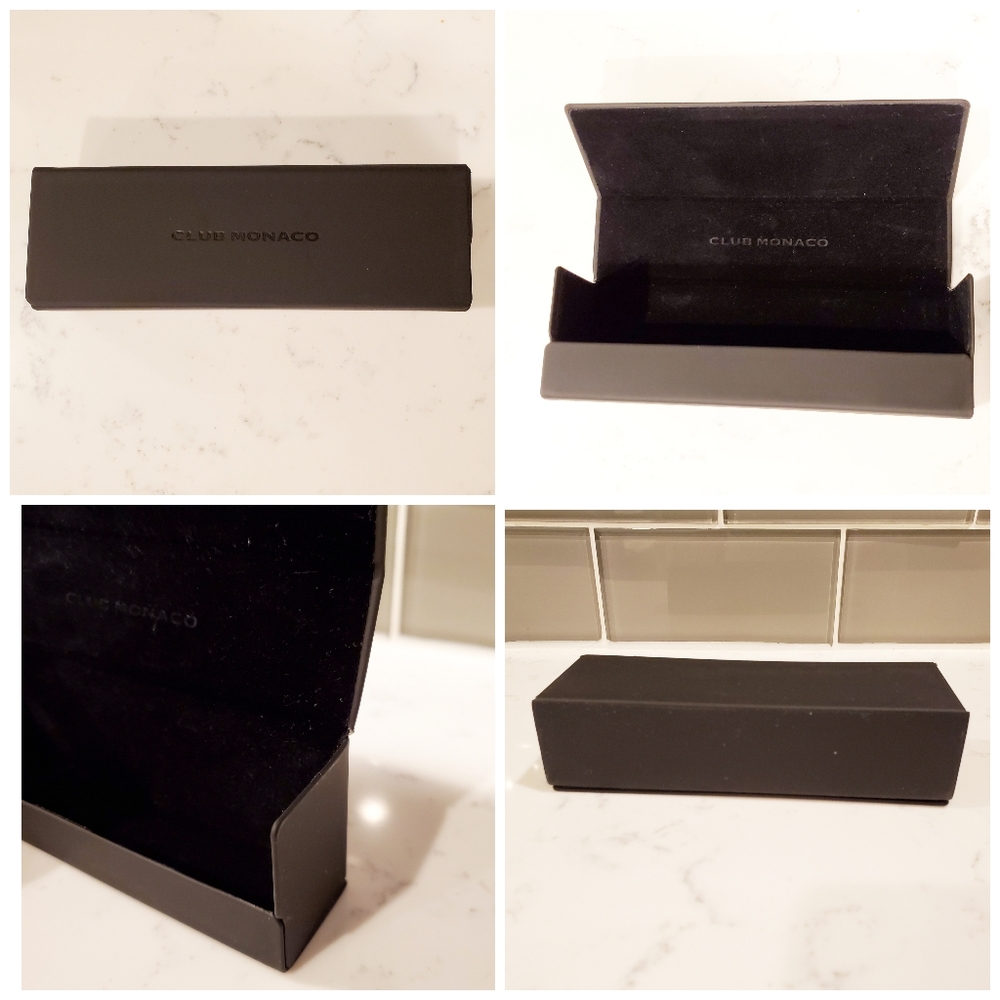 Club Monaco, Eyeglasses Case, Black